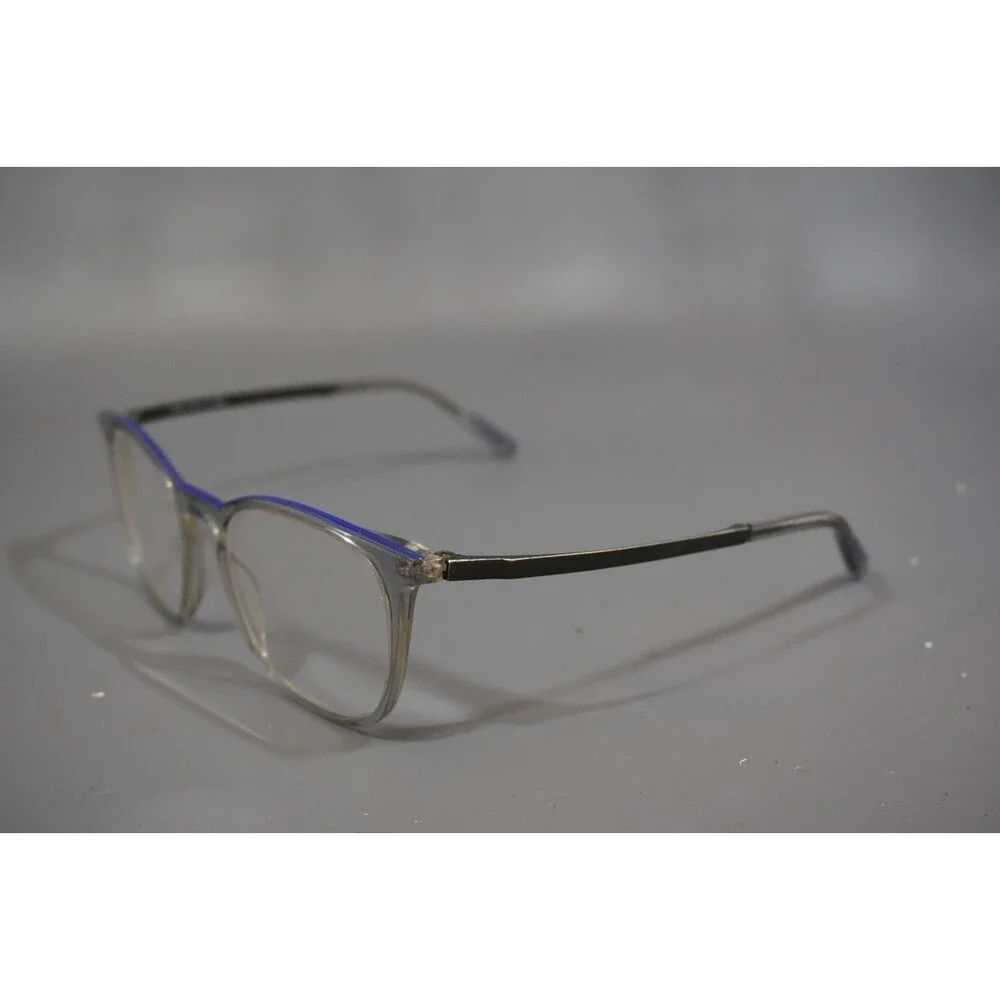 MOREL OGA 10140O GB08 Blue Clear Grey Eyeglasses Frames Only 52-20-145